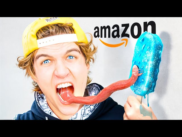 Buying BANNED AMAZON FOOD PRODUCTS?! (WEIRD FOODS)