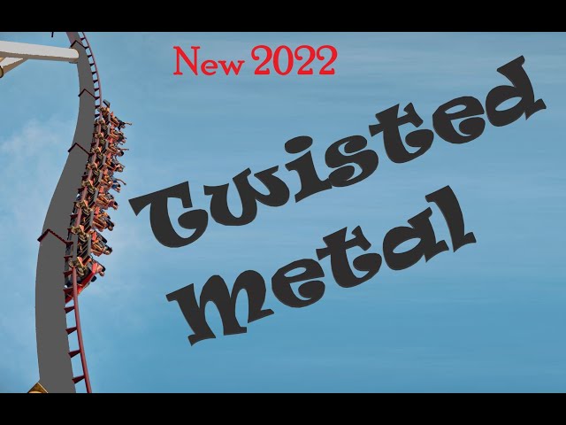 New Twisted  Metal Coaster Thempark Tycoon 2 Roblox