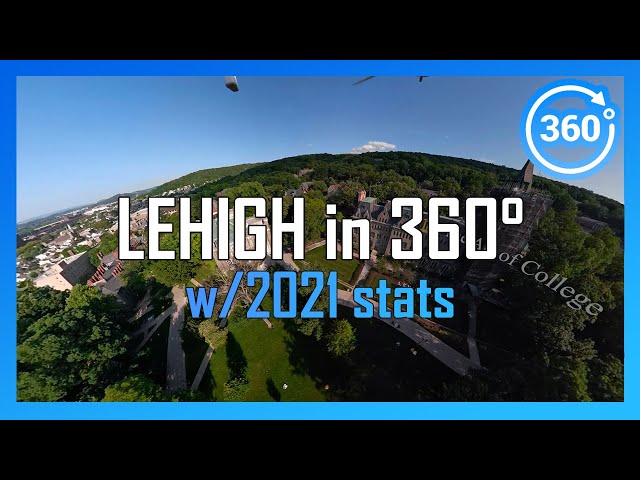 [2021] LEHIGH UNIVERSITY in 360° - drone/walking/driving campus tour