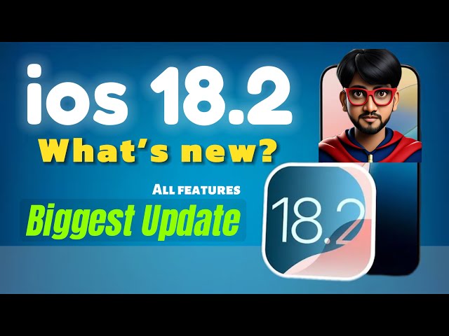 apple intelligence ios 18.2 features  | ios 18.2  latest features telugu