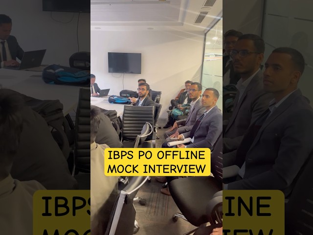 IBPS PO OFFLINE MOCK INTERVIEW #ibps #ibpspo #ibpspointerview #shortsfeed #adda247