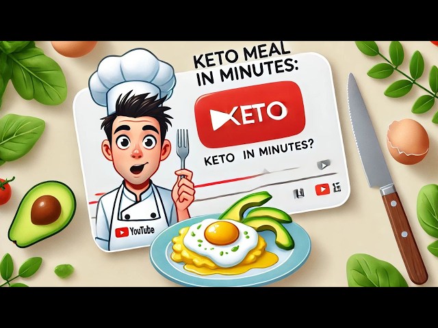 Keto Meal in Minutes Creamy Eggs & Avocado Combo