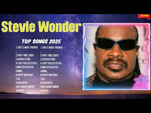 Stevie Wonder Best Music Playlist 2025 ~ Hottest Hits ~ Trending Tracks