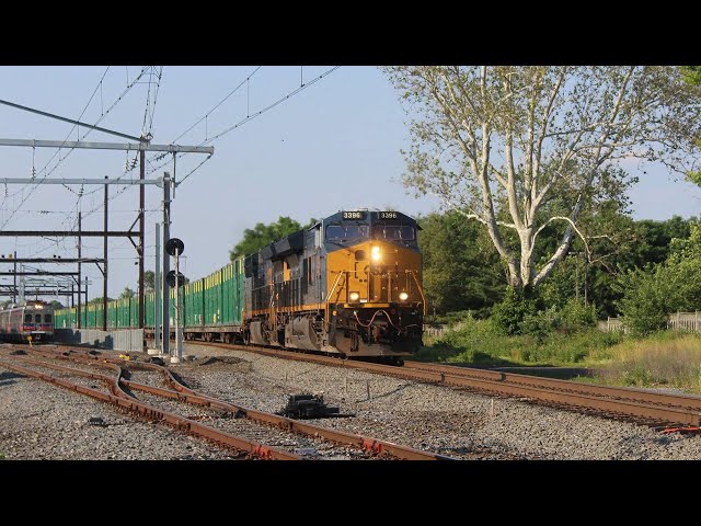 Into the night along CSX's Trenton Line - June 2017