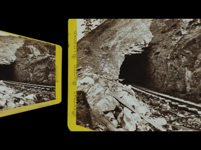 Tunnel No. 3, above Cisco CA, late 1860s (VR 3D still-image)