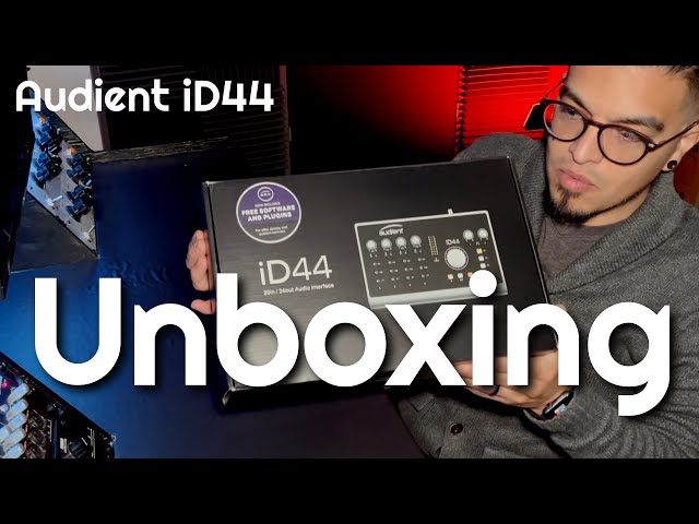 Unboxing: Audient iD44 [Porque Esta Interfaz?] CALIDAD!