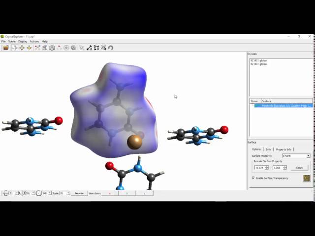 Intermolecular Interaction Analysis by using Crystal Explorer