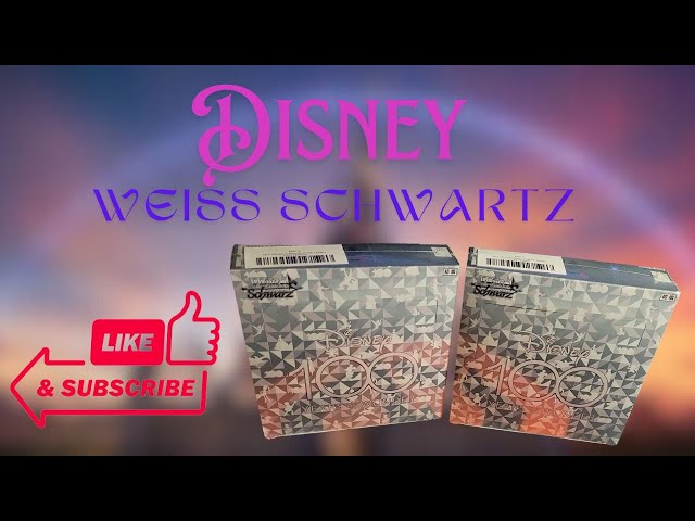 Disney 100 Weiss Schwartz Unboxing!