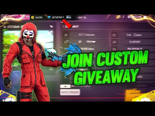 Free Fire LIVE Diamonds Giveaway || Custom & Teamcode Giveaway #freefirelive#nawabislive