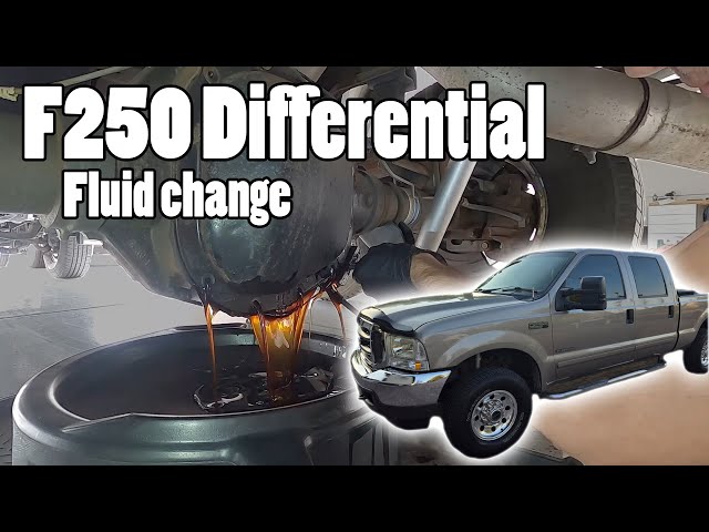 Ford F250 Differential Fluid Change - 7.3 Powerstroke Diesel