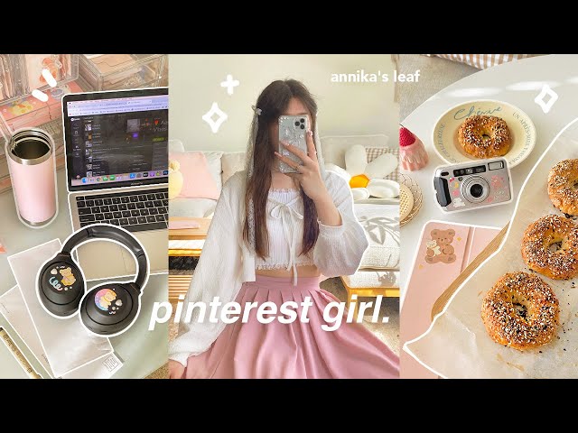 HOW TO ROMANTICIZE YOUR LIFE (vlog) 🎧🧸 pinterest outfits, desk organization, aesthetic food, grwm