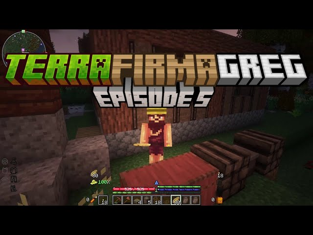 Let's play Terrafirmagreg | Episode 5 "Cozy Cottage"