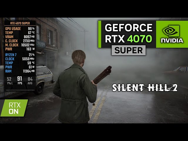 RTX 4070 SUPER on Silent Hill 2 Remake | 1080p, 1440p Performance Test