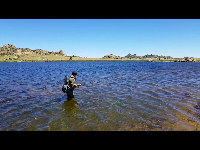 Umpqua's Dave Student Fly Fishing Horse Creek Ranch