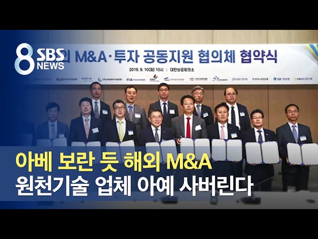 아베 보란 듯 해외 M&A…원천기술 업체 아예 사버린다 / SBS