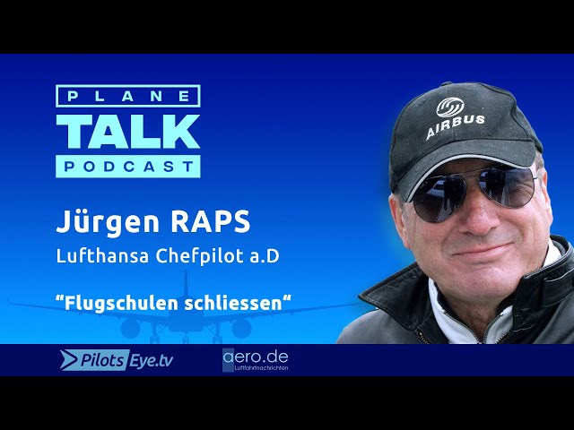 planeTALK | Prof Jürgen RAPS 1/2 "The former Lufthansa flight school director" (Subtitles available)