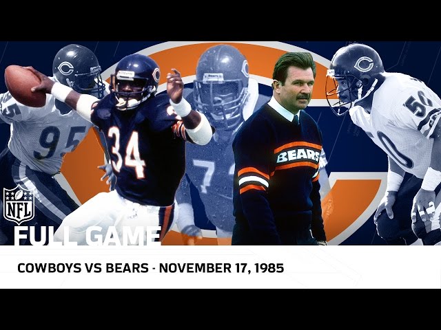 '85 Bears Dominate Cowboys | Bears vs. Cowboys (Week 11, 1985) | NFL Full Game