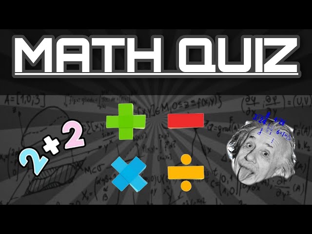 "Mastering Math: The Ultimate Quiz Challenge!"