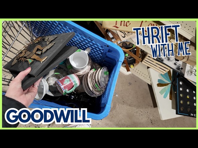 Thrift With Me at GOODWILL | Crazy Lamp Lady | Niknax Reselling