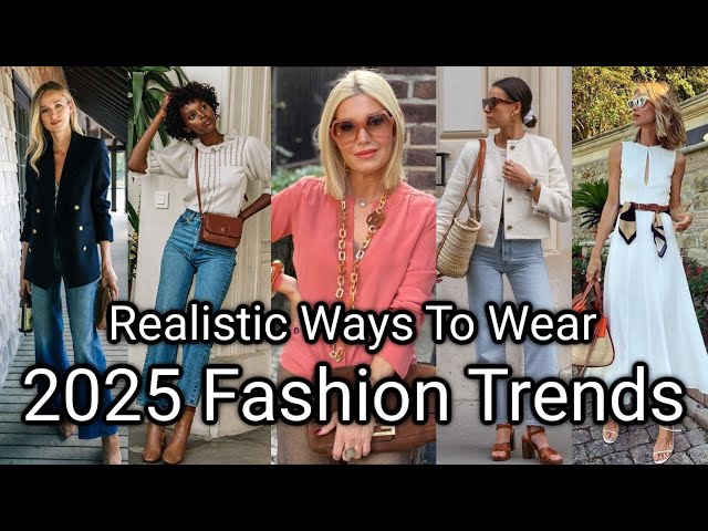 The BIGGEST & Most Wearable Fashion Trends Of 2025