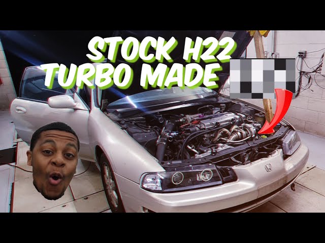 stock h22 turbo gets tuned and it made..... | how to turbo your honda Prelude pt5