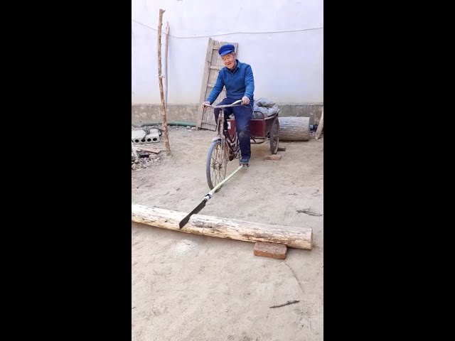 Rural Homemade Wood Cutting Machine#Funny#Funnyvideo