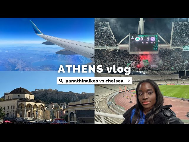 athens, chaotic journey to OAKA, european away win!!! | panathinaikos vs chelsea vlog