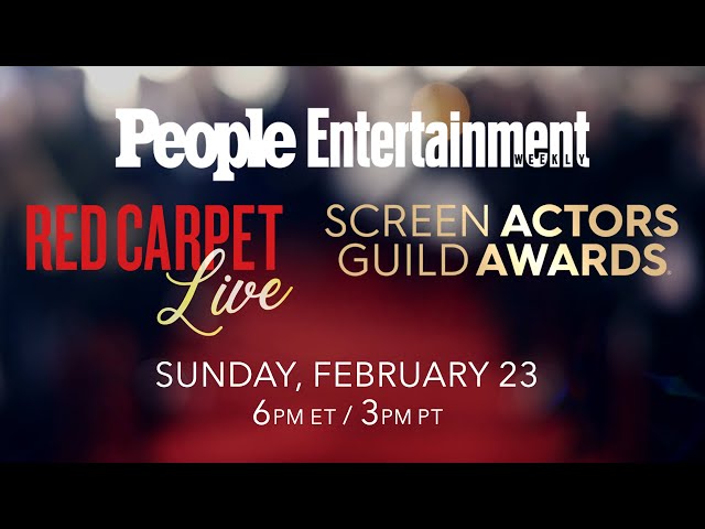 LIVE at 31st Annual SAG Awards Red Carpet | Entertainment Weekly