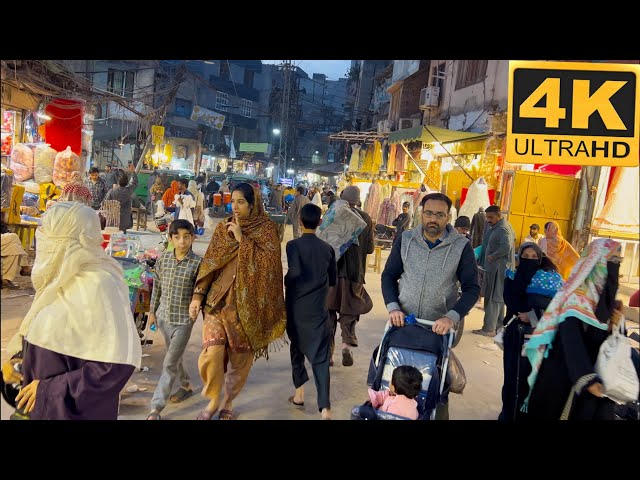 The Popular Kinari Bazaar & Rangmahal Bazaar Inside Lahore, Pakistan || 4k Walking Tour Of Mori gate