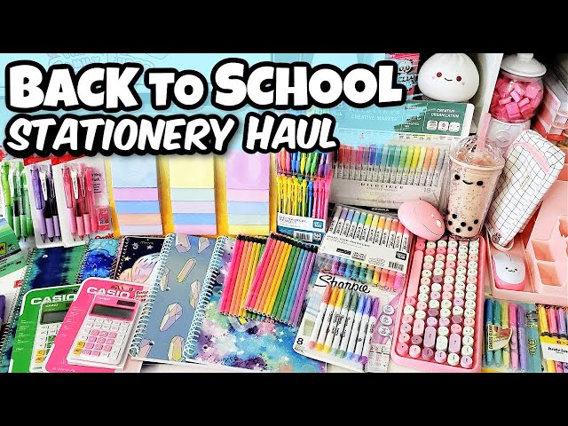 Huge School Supplies HAUL ✨ Back to School 2021