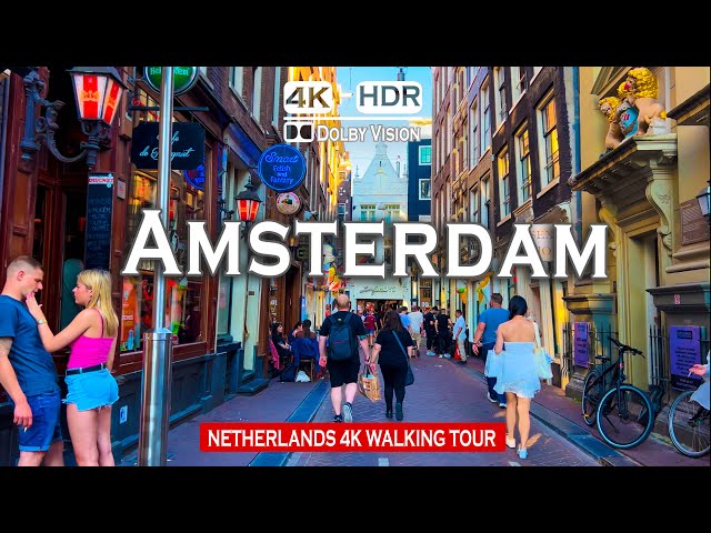 Exploring Amsterdam | 4K Summer Stroll Through the Canals & Culture