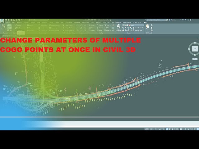 Change parameters of multiple cogo points at once in Civil 3D