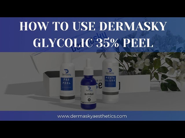 How To Use Dermasky  Glycolic 35% Peel #dermaskyacademy #dermaskychemicalpeels #foryoumeditech #2025