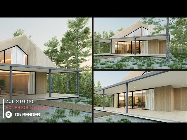 Image & Animation with D5 Render | Private House 327 Part 2 | Downloadable File Included