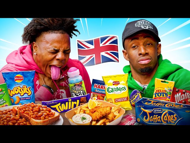 SPEED TRIES BRITISH SNACKS