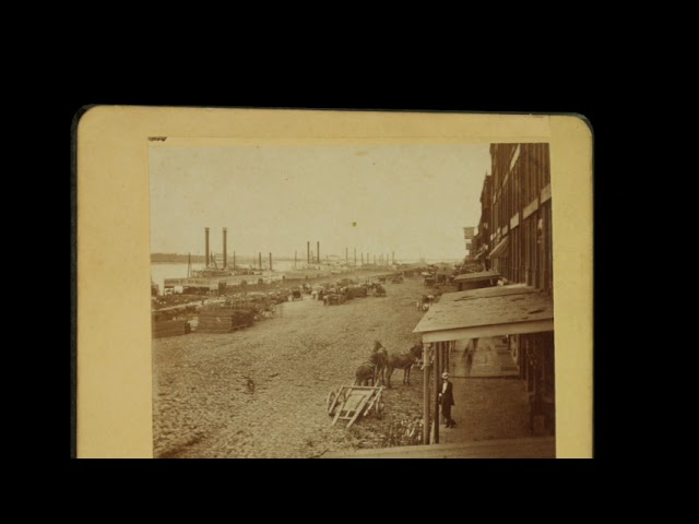 The Levee, St. Louis MO, 1875 (silent, still image)