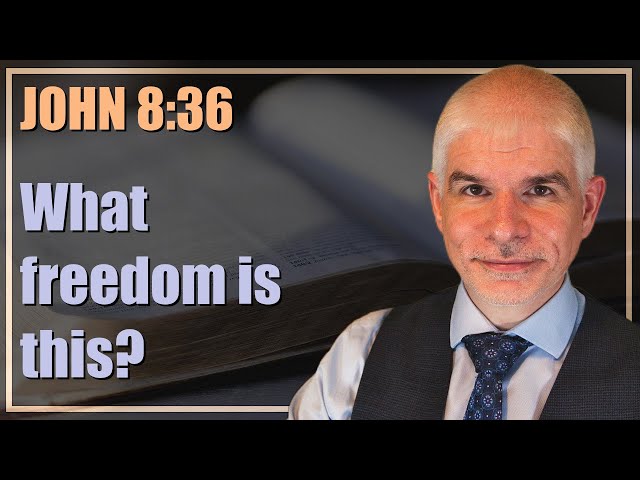 What are we freed from? - John 8:36 | 2-minute daily bible meditation