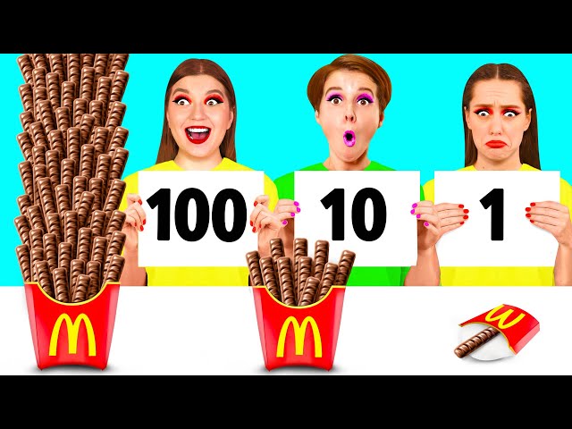 100 Layers of Food Challenge | Amazing Kitchen Recipes by 4Teen Challenge