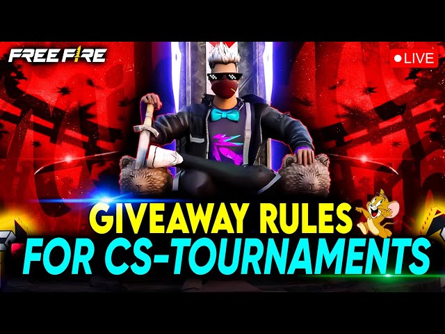 GIVEAWAY RULES FOR CS-TOURNAMENTS 👍 II Watch till the end II #freefire #fsg#video