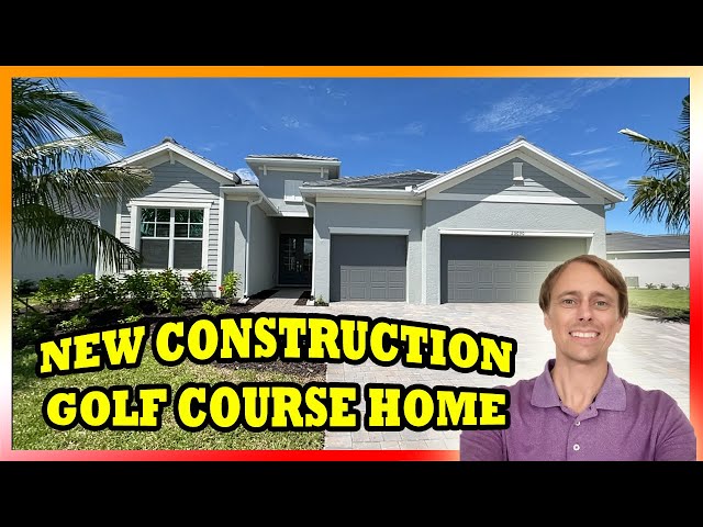 BRAND NEW Home Tour | Heritage Landing Golf Course | Cape Coral Punta Gorda | 3/2 +Den | Waterfront