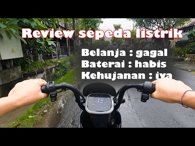 Review sepeda listrik gagal total