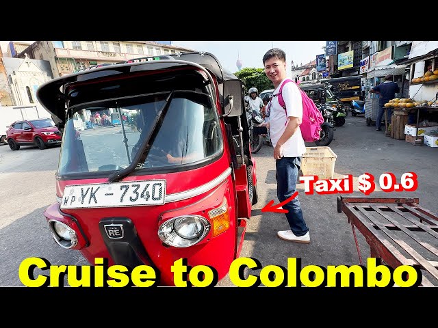 What is it like to visit a country after bankruptcy by cruise? Colombo, Sri Lanka | Cruise Travel