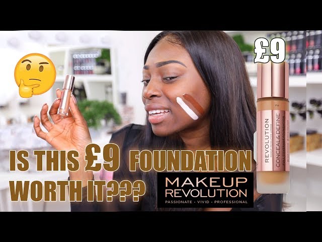 TESTING NEW £9 FOUNDATION FROM MAKEUP REVOLUTION! WORTH IT OR NAH??