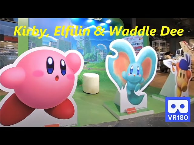 3D 180VR 4K Kirby and the Forgotten Land Nintendo Switch Showcase Kirby, Elfilin & Waddle Dee