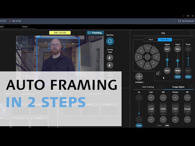 AW-UE160　Auto Framing｜Panasonic