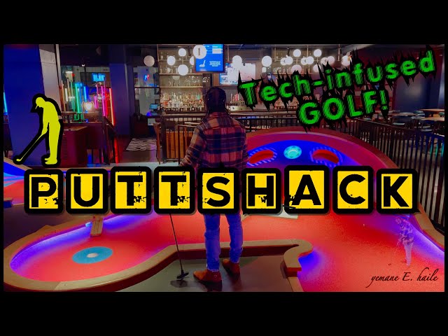 Puttshack Atlanta Miniature Golf 4k Vlog 2022