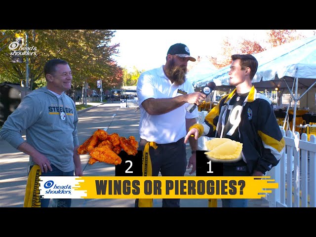 "Wings or Pierogis?" | Pittsburgh Steelers NFL Tailgate Debates #2 | Head & Shoulders