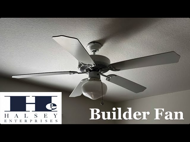 52” Halsey Builder fan ceiling fan (3-4, 2025 Remake)