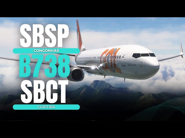 [LIVE] FLIGTH SIMULATOR  - CONGONHAS  ✈️ CURITIBA B738 IVAO #msfs2020 #xplane  #simulator 2024