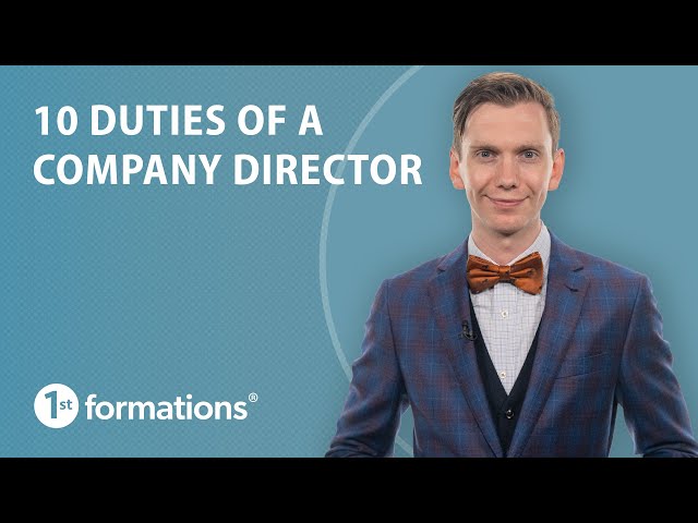 10 duties of a company director